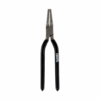 Kiesel stainless steel round nose pliers with black pvc coated handles