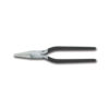 Stainless steel round nose pliers with black pvc covered handle