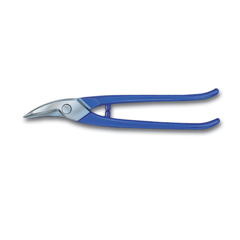 Kiesel Figure Tin Snips With Blue Handle