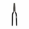 Kiesel stainless steel flat nose pliers with black pvc coated handle