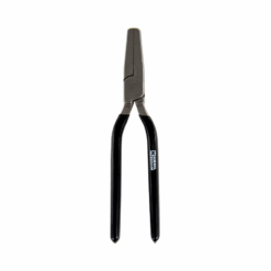 Kiesel stainless steel flat nose pliers with black pvc coated handle