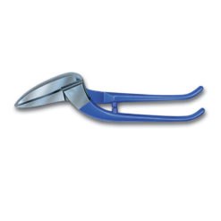 Pelican snips with blue handle