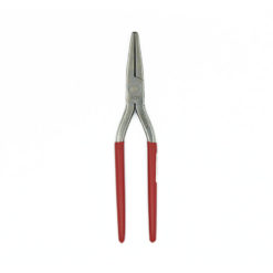 Stubai flat nose pliers with red pvc coated handle