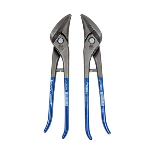 Freund Combination Tin Snips With Blue Lacquered Handles
