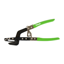 Freund hand notcher with green handles