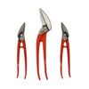Stubai pelican and combination tin snip set with red lacquered handle