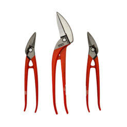 Stubai pelican and combination tin snip set with red lacquered handle