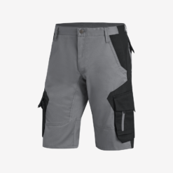Grey And Black Bermuda Shorts