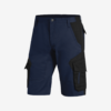 Navy blue and black bermuda shorts