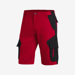 Red and black FHB bermuda shorts