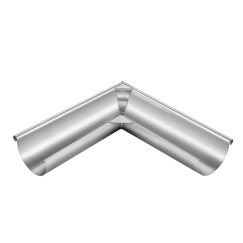 Groemo Exterior Gutter Corner - Half Round, 90°, Side Length 500Mm - Image 3