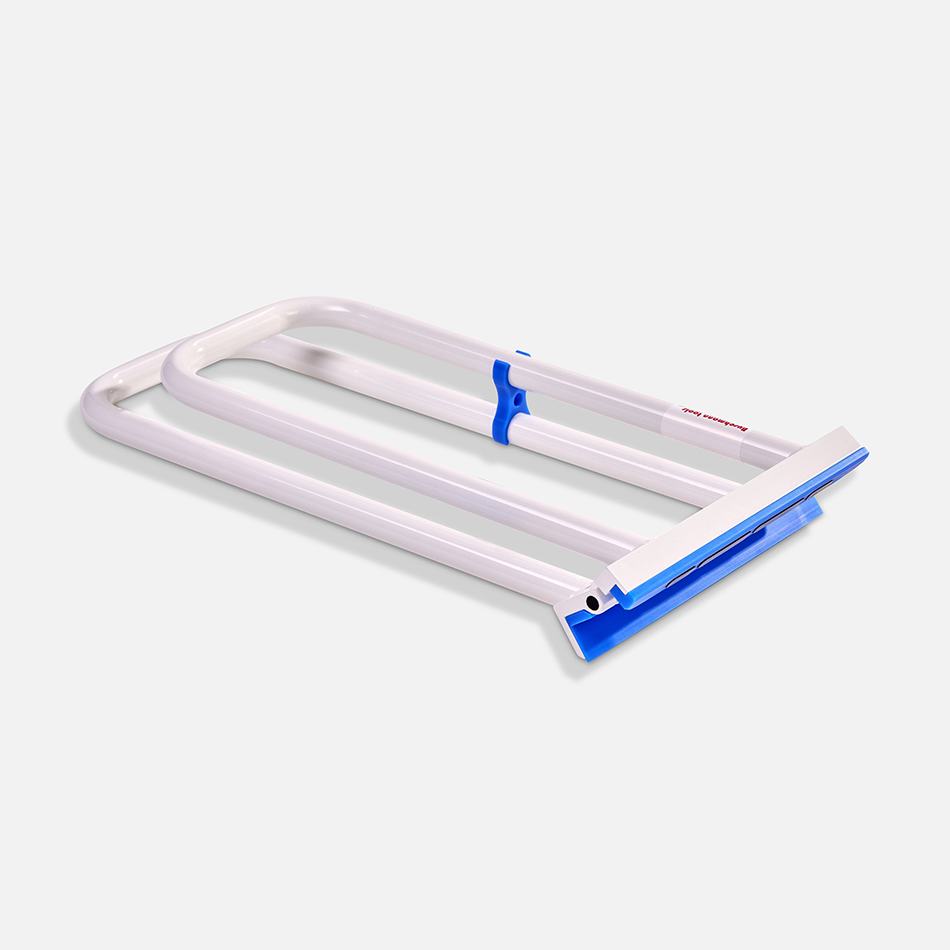 Buschmann 2 In 1 Double Lock Hand Seamer &Quot;Plastic Pliers&Quot; With Blue Pvc Inserts