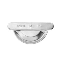 Groemo zinc universal gutter end cap, half round