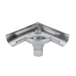 Groemo zinc interior corner shape gutter extension, half round gutter