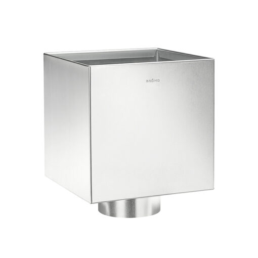 Groemo Zinc Cubic Flat Roof Hopper With Inflow