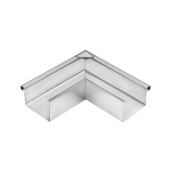 Groemo zinc exterior box gutter corner