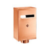 Groemo copper flat roof hopper with inflow