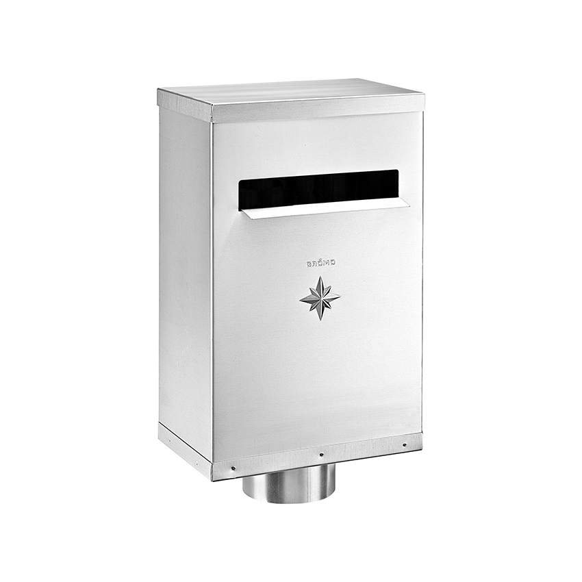 Groemo Zinc Flat Roof Hopper, Without Inflow