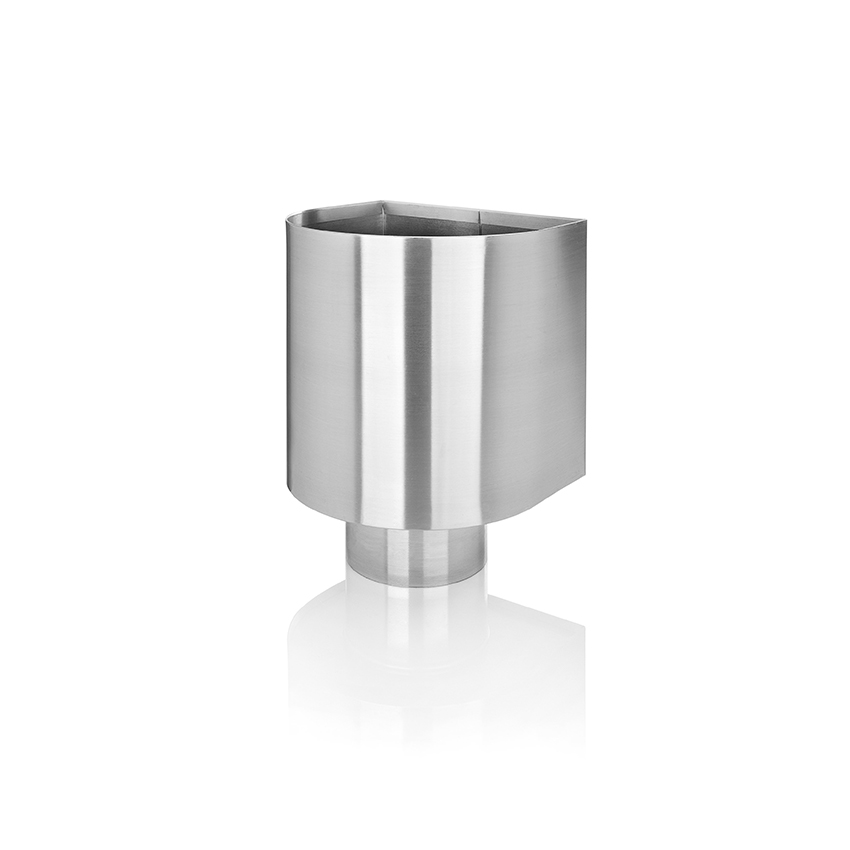 Groemo Half Round Flat Roof Hopper - Without Inflow - Image 3