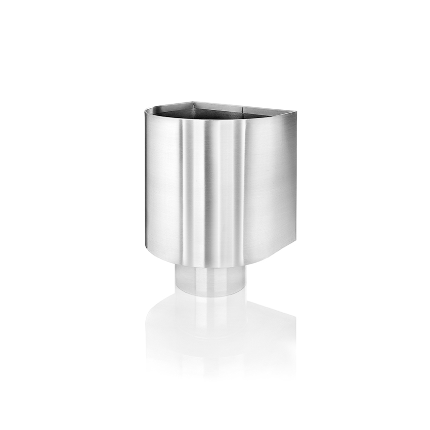 Groemo Half Round Flat Roof Hopper - Without Inflow - Image 2