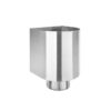 Groemo zinc half round flat roof hopper without inflow