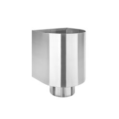 Groemo zinc half round flat roof hopper without inflow