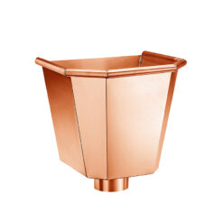 Groemo copper hexagonal hopper