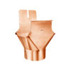 Groemo copper plug-in gutter outlet