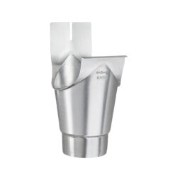 Groemo Zinc Plug-In Gutter Outlet, Round