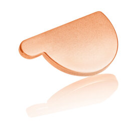 Rinnenboden Halbrund Rechts Kupfer 1@2X