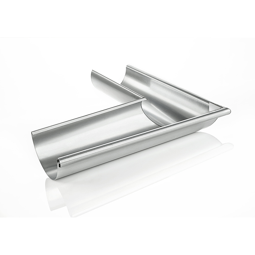 Groemo Exterior Gutter Corner - Half Round, 90°, Side Length 500Mm - Image 2