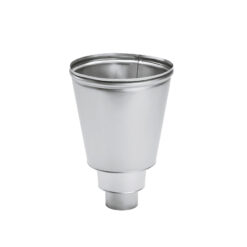 Groemo Zinc Round Hopper, Conical