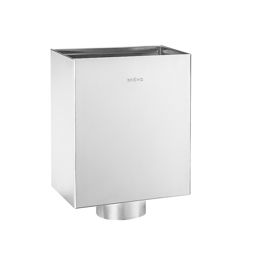Groemo Zinc Small Flat Roof Hopper, Without Inflow