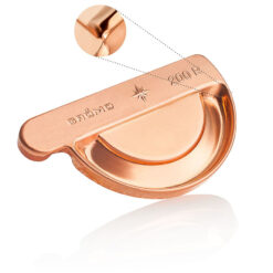 Steckrinnenboden Halbrund Rechts Kupfer 2@2X