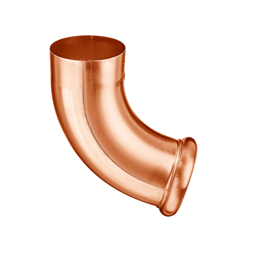 Groemo Copper Beaded Pipe Elbow, 72°