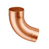 Groemo copper pipe elbow, 72° with indent