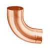 Groemo copper pipe elbow, 85°, with indent