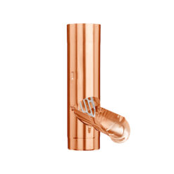 Groemo rainwater pipe flap with stainless steel sieve