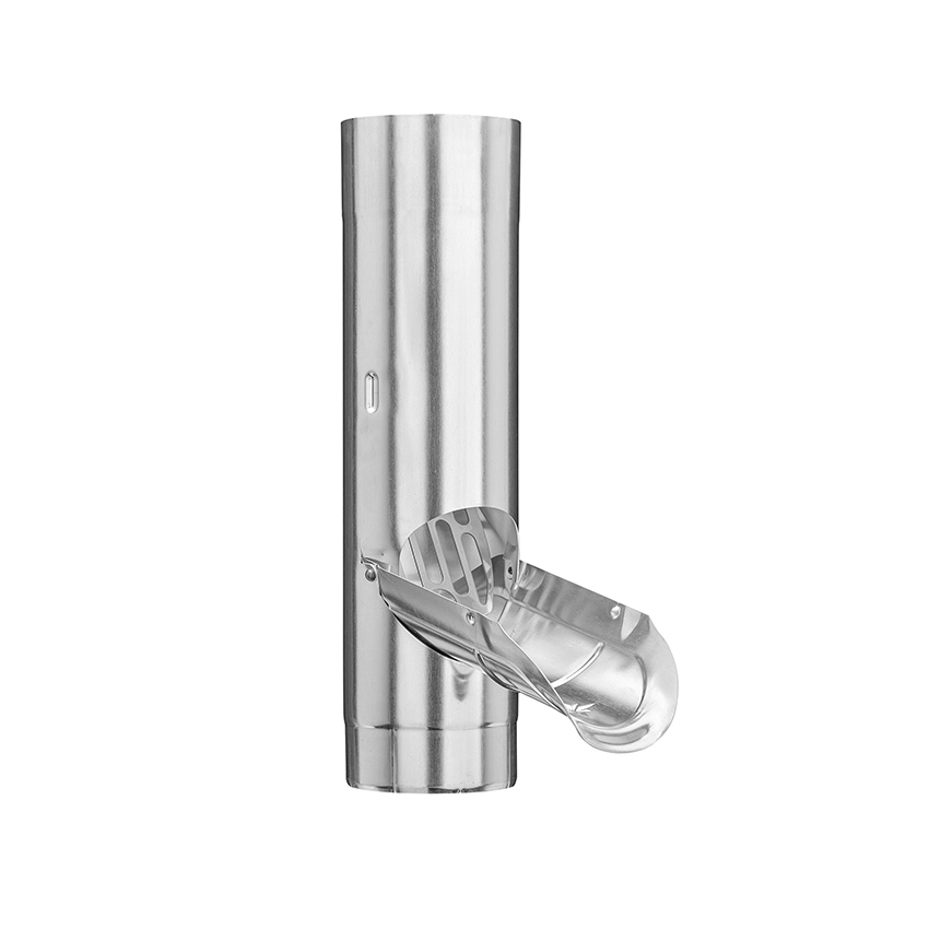Groemo Zinc Rainwater Pipe Flap With Stainless Steel Sieve