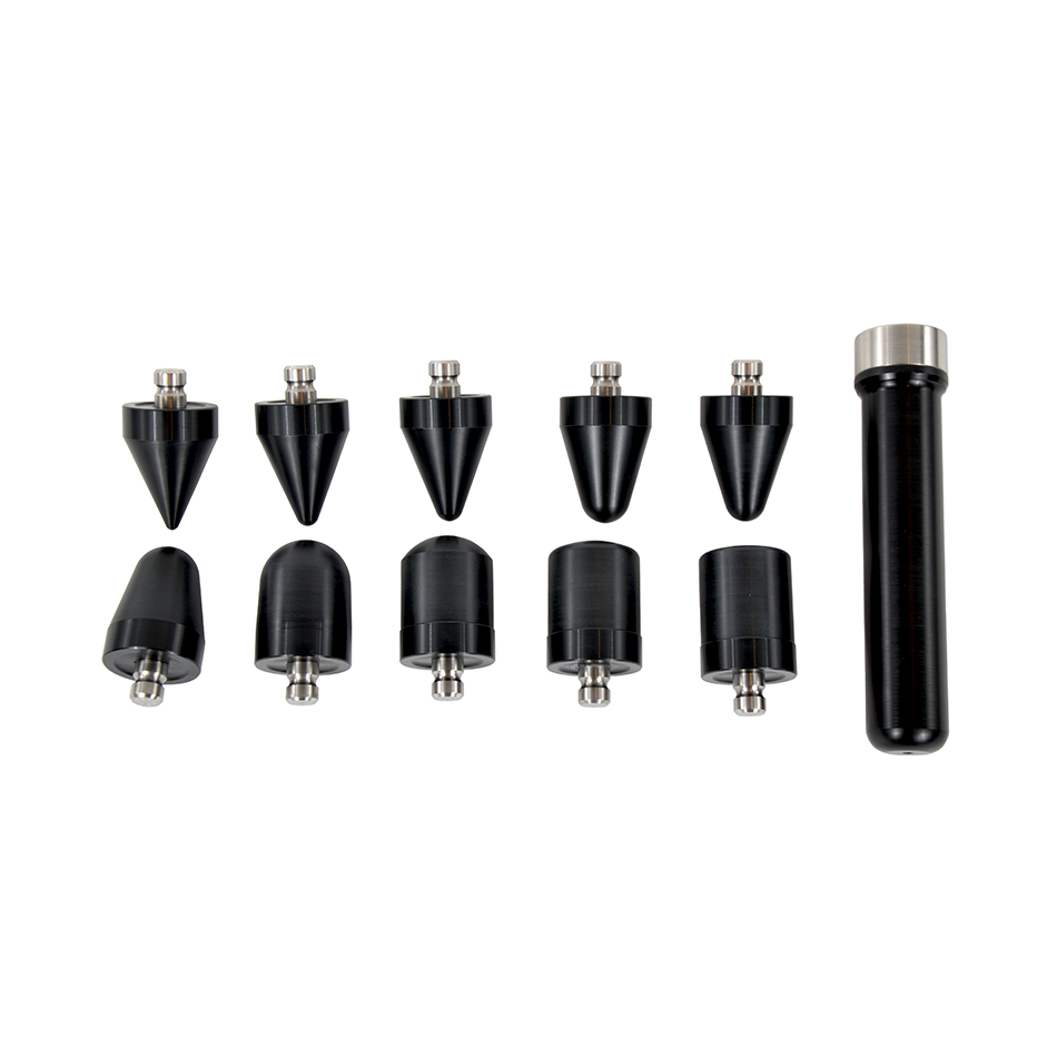 Biro Profile Freehand Chaser Basic Set With Black Chaser Heads And Handle