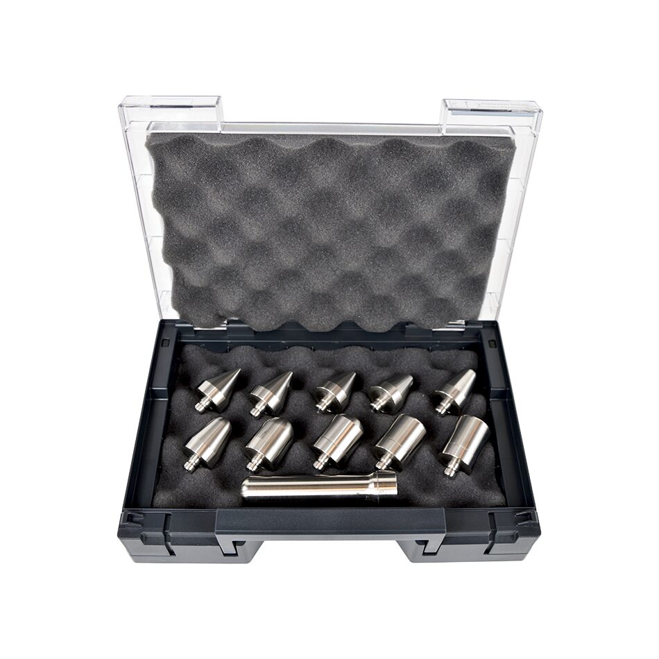 Biro Profile Premium Freehand Chaser Set With Stainless Steel Chaser Heads And Handle