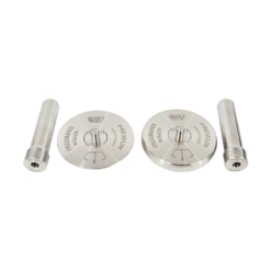This Biro Profil Premium Freehand Roller Basic Set has a stainless steel handle and includes two stainless steel discs.