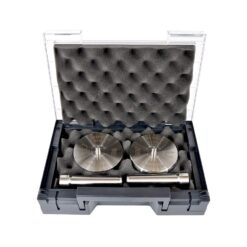 This Biro Profil Premium Freehand Roller Basic Set has a stainless steel handle and includes two stainless steel discs.