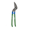 Freund pelican snip, right, with green plastic coated handle
