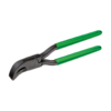 Freund round seaming pliers with green plastic coated handle