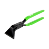 Freund box joint seaming pliers, 45°, with green plastic coated handle