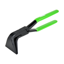 Freund tinsmith seaming pliers, lap joint, 90°, with green pvc coated handle