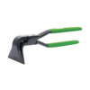 Freund box joint seaming pliers, 90°, with green plastic coated handle
