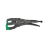 Freund seam locking pliers, grip pliers, with green pvc coated jaws