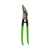 Combination tin snips with green plastic coated handle